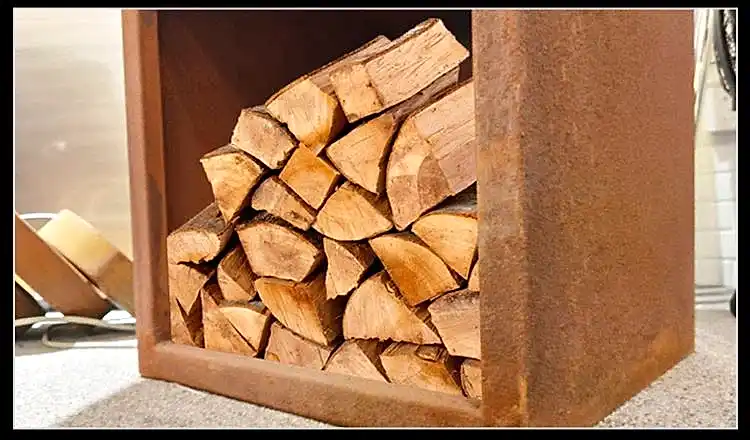 GN-BBQ-209-D Weathering Steel BBQ Grill with Ash Drawer