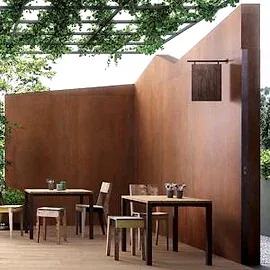 Builing Dekorasyon Perde Duvar Corten Çelik