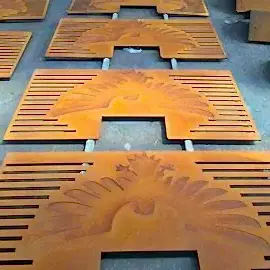Bahçe için Corten Çelik Çit