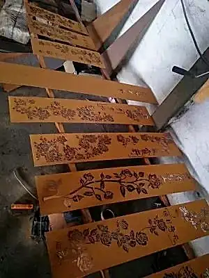 Bina Dekorasyonu için Corten Çelik Ekran Duvar