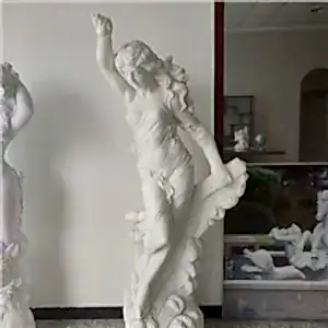 Mermer Kadın Vücut El Oyma Sanat Heykel