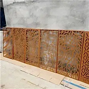 Modern Lazer Kesim Hava Koşullarına Dayanıklı Dekoratif