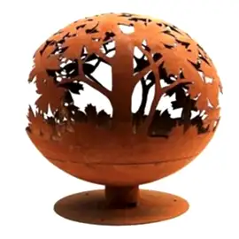 Corten Çelik Ateş Çukuru Topu