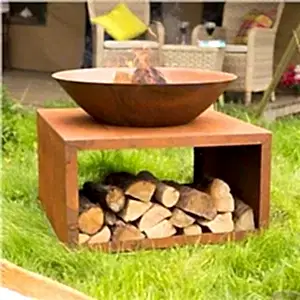 Corten Çelik Düşük Duman Ateş Çukuru GN-FP -304