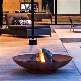 Rustik 31.5 İnç 80cm Çelik Corten Dış Mekan Ateş Ocakları