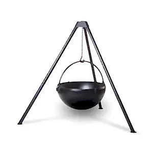 Büyük Ağır Barbekü Izgarası Kömür Izgarası ve Ateş Çukuru