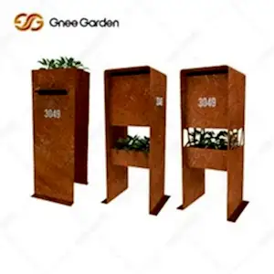 Corten Çelik Posta Kutuları Suya Dayanıklı