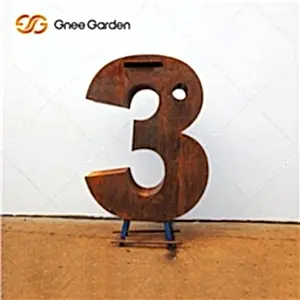 Özel Modern Corten Posta Kutuları