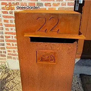 Home Outdoor Metal Post Box
