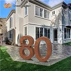 Ayrışma Çelik Posta Kutusu Dış Mekan Dekoratif