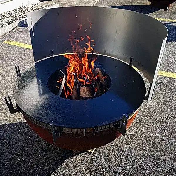 corten steel barbecue