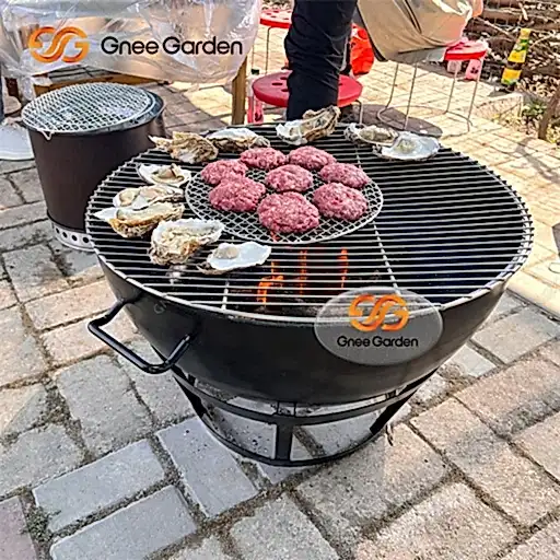 corten steel barbecue