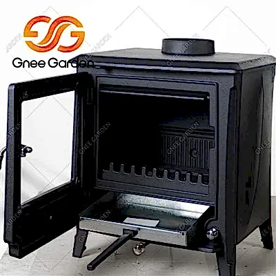 Dökme Demir Modern Ahşap Şömine